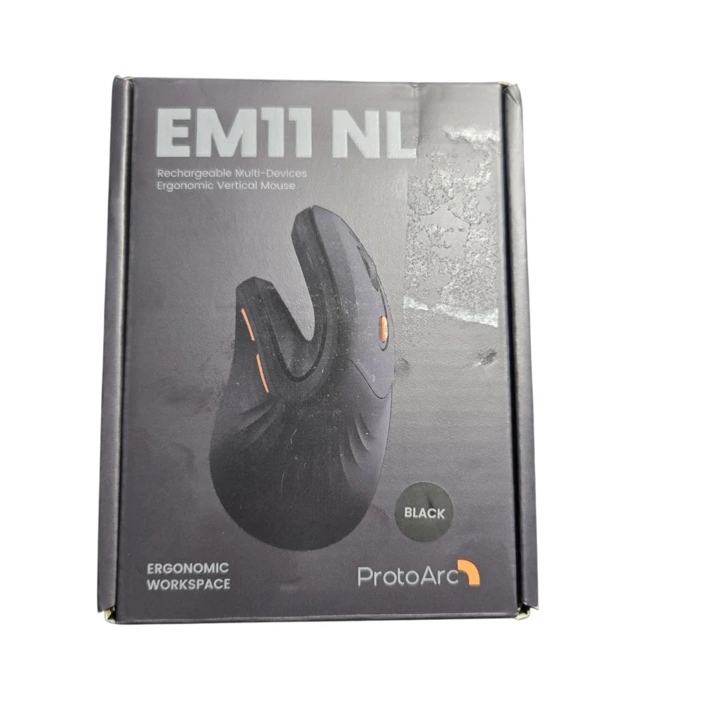 ProtoArc EM11 NL Rechargeable Multi-Device Ergonomic Vertical Mouse